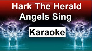 Hark the Herald Angels Sing karaoke no guide [upl. by Onivag]