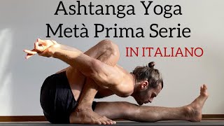 Ashtanga Yoga Classe Guidata  Metà Prima serie In Italiano con Federico Blardone [upl. by Renault165]