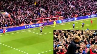 Liverpool vs Bournemouth  Clyne goal and Klopp reaction [upl. by Anirahc741]