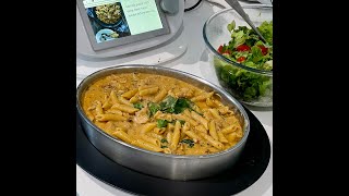 Creamy Sun Dried Tomato Chicken Pasta  Thermomix Recipe Demonstration [upl. by Lenahs]