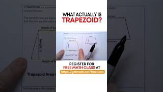 Exploring Trapezoids What You Need to Know geometrybasics trapezoid shorts [upl. by Kevan918]