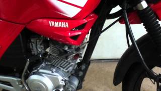 Yamaha YBR 125 G without exhaust [upl. by Aynna]