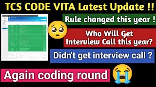 TCS Codevita update 😱Again coding roundNo direct interview call 🤔 tcscodevita tcs [upl. by Matheson982]