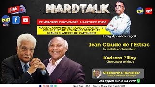 Hardtalk Linley Appadoo reçoit Jean Claude de l’Estrac et Kadress Pillay [upl. by Nivri]