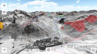 Espace Killy Piste and Freeride Maps  FATMAP iOS amp Android [upl. by Gibbeon56]