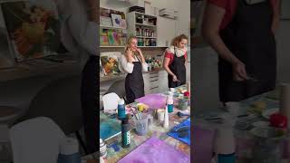 Intuitive painting workshop  chill art kurz acrylicpainting abstractart [upl. by Latona]