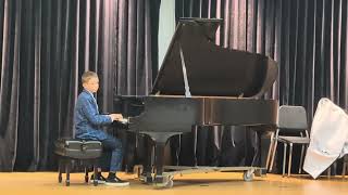 Soft Mozart Recital 24 Graduation 2024 Titus 12 plays Kuhlau Sonatina on C Major Op 20 No 1 [upl. by Aelyak]