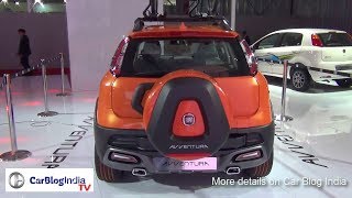 Fiat Avventura Concept Punto Crossover Compact SUV At Auto Expo 2014 [upl. by Lynnea46]