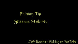 Gheenoe Stability  Fishing Tip Series [upl. by Llednek757]