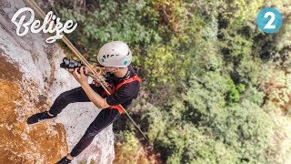 Repelling a 350ft Cliff  Vlog  Part 2 [upl. by Inaluahek]