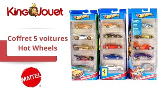 Coffret 5 voitures Hot Wheels  045954 🚙 [upl. by Higbee430]