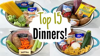 Whats For Dinner 15 Best Tried amp True ONEPOT Meals  The EASIEST Weeknight Recipes  Julia Pacheco [upl. by Riki57]