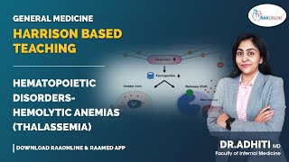 Hemolytic Anemias Thalassemia  HBT  Hematopoietic Disorders  Raaonline anemiasymptoms anemia [upl. by Harobed356]