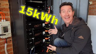 EEVblog 1634  15kWh AERL LFP Home Storage Battery Install [upl. by Sidwel]