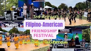 Scenes from the Filipino American Friendship Festival 2023 F3SD [upl. by Eila130]