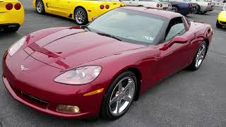 2006 Chevrolet Corvette Coupe 3LT Monterey Red Metallic Tintcoat [upl. by Navi]