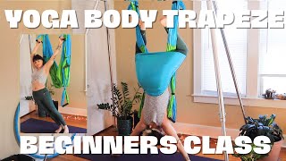 YOGABODY Yoga Trapeze  10 Minute Beginner Class [upl. by Kiyoshi]