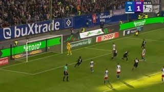 Hamburger SV vs VFL Osnabrück 12 Michael Cuisance score late goal to earn win Match Reaction [upl. by Oilisab]