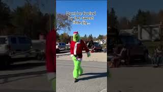 As grouchy as Grinches are he still enjoyed seeing everyone at Burlingtons trunk or treat grinch [upl. by Turtle432]