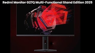 Redmi Monitor G27Q MultiFunctional Stand Edition 2025  Review Full Specifications [upl. by Osmo]