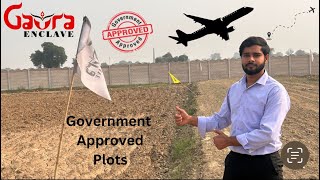 Affordable plots  Jewar international airport  🏦bank loan  govt plot [upl. by Ajar]