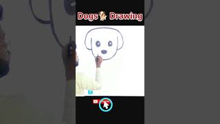 Dog drawing easy dogs drawing art dog doglover honeysingh trending doggys desidog doggie [upl. by Inhsor]