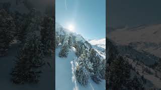 Winter Wonderland im Zirbenwald in Gurgl GurglShorts drohnenflug [upl. by Eldorado863]