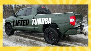 BEST LIFT for Toyota Tundra  How to install a Coachbuilder lift for 35” tires [upl. by Ayala]