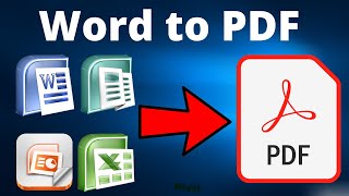 How to save as pdf in word 2007  How to convert word to pdf [upl. by Laniger36]