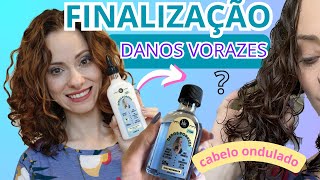 DANOS VORAZES LOLA testei o leave in e o óleo reparador na finalização do meu cabelo ondulado [upl. by Hcire]