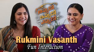 Actress Rukmini Vasanth Interview  Appudo Ippudo Eppudo  Nikhil  Divyansha  Sudheer Varma [upl. by Nutter258]