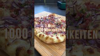 Besser als Flammkuchen😍🔥 Das Rezept findest du in den Kommentaren👇🏼fy fyp pizza backen [upl. by Circosta679]