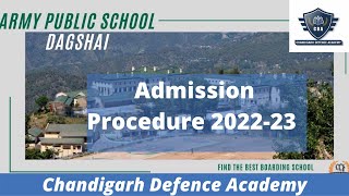 Army Public School DagshaiHPAdmissions 202223last date to apply 15Jan2022 call 7355875767 [upl. by Dorcus232]