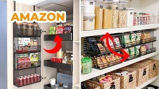 30 AMAZON Kitchen Pantry Organization Ideas for All Your Storage Needs [upl. by Nner]