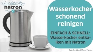 Wasserkocher entkalken und schonend reinigen [upl. by Anirac]