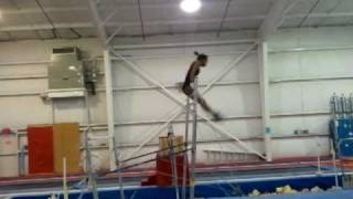 Aja SIms Routine w Sims Weiler Comaneci Single E Skill [upl. by Anialad]