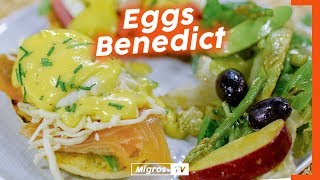 Hollandez Soslu Poşe Yumurta  EGGS BENEDİCT TARİFİ [upl. by Annayek988]