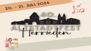 40 Altstadtfest  Dank an alle Helfer [upl. by Tamer315]