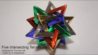 Five Intersecting Tetrahedra Thomas Hull [upl. by Tyrrell]