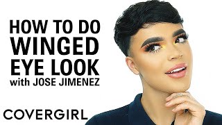 How to Do Winged Eyeliner Tutorial  COVERGIRL [upl. by Lachlan]