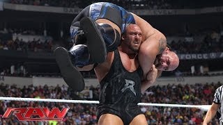 Big Show vs Ryback Raw Nov 18 2013 [upl. by Zach]