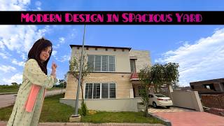 14 Marla Park Facing Corner Modern House for Sale in Garden City Islamabad [upl. by Dlaniger]