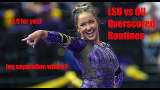 Most Overscored Routines from LSU vs OU 2023 [upl. by Eelyk]