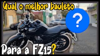 Qual o melhor bauleto para Yamaha Fazer FZ15 ABS ProTork Awa Proos ou Glider 🤔🤯 [upl. by Arihat]