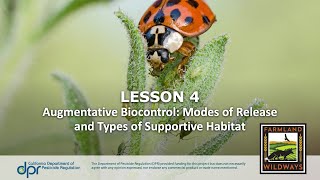 Augmentative Biocontrol Webinar Modes of Release and Types of Supportive Habitat [upl. by Robbin423]