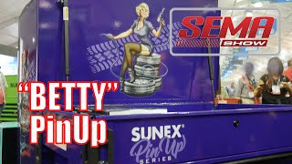 PinUp Betty Service Cart from Sunex Tools  SEMA Show 2019 [upl. by Woermer]