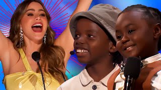 5 CUTEST Kids Audition for Americas Got Talent 2024 [upl. by Anoynek]