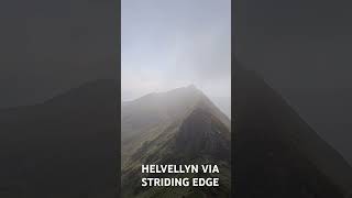 Helvellyn via Striding Edge hiking solohiker [upl. by Weissberg]