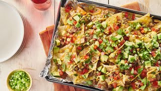 Quick amp Easy Beef Nachos Recipe  Old El Paso [upl. by Magbie]