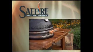 Saffire Kamado Grill amp Smoker  Ceramic Barbeque Smoker Grill [upl. by Khoury]